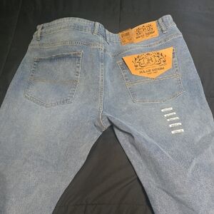 Relaxed Fit Men's Jeans - Classic Blue